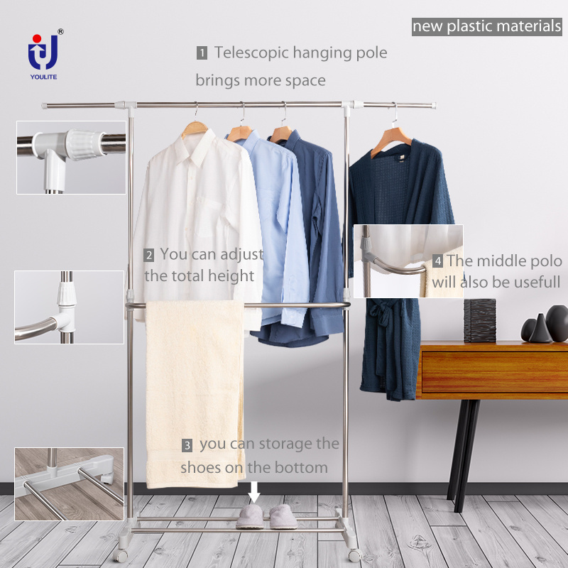 Hot Selling Factory Direct 18M Gullwing Stand Laundry Hanger Folding Cloth Drying Dryer Rack