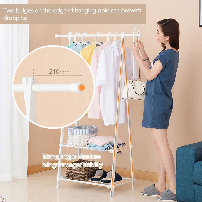 With Best Quality Steel Garment Rolling Racks Heavy Duty Adjustable Clothes Rail