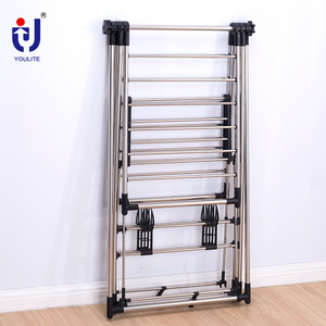 Easy home free standing clothes hang drying rack