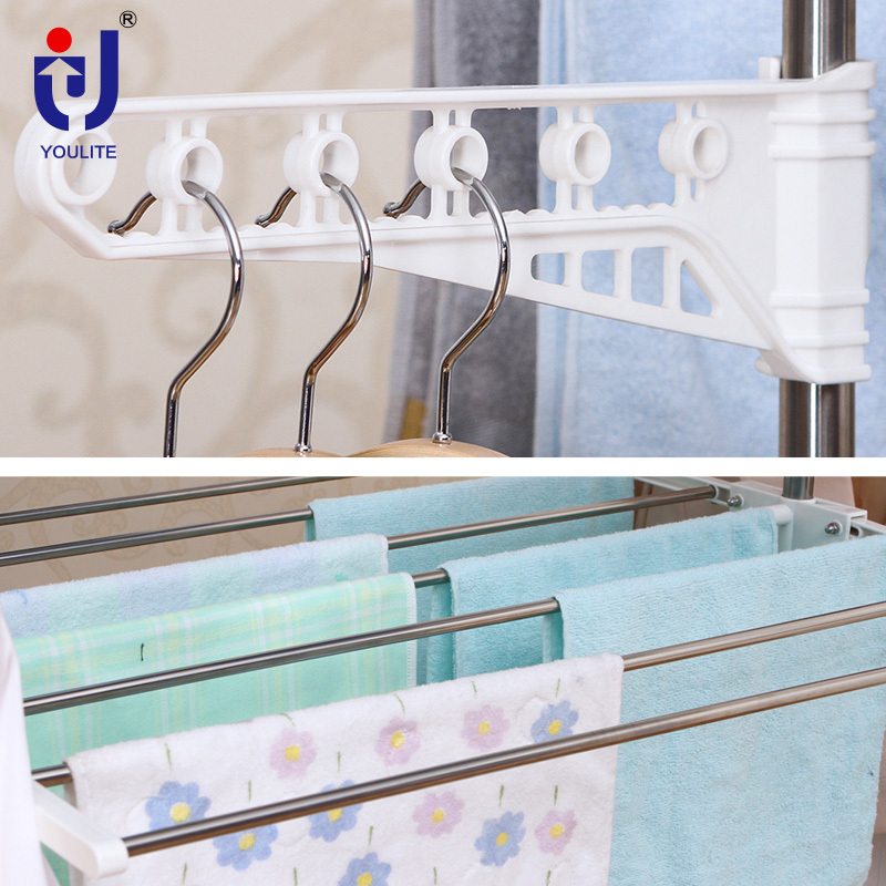 Portable aluminium laundry rack for drying clothes