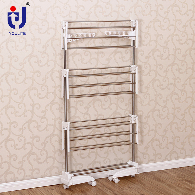 Portable aluminium laundry rack for drying clothes