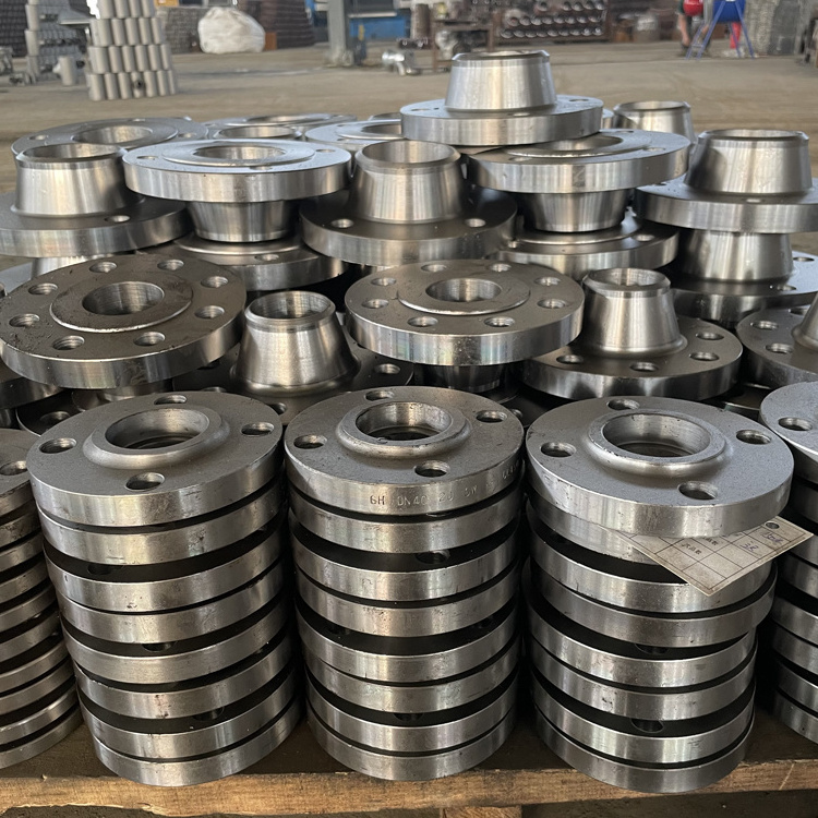 304 Stainless Steel flanges Carbon steel PN10/16 welded flange ASTM forged threaded drainage pipe fittings flange