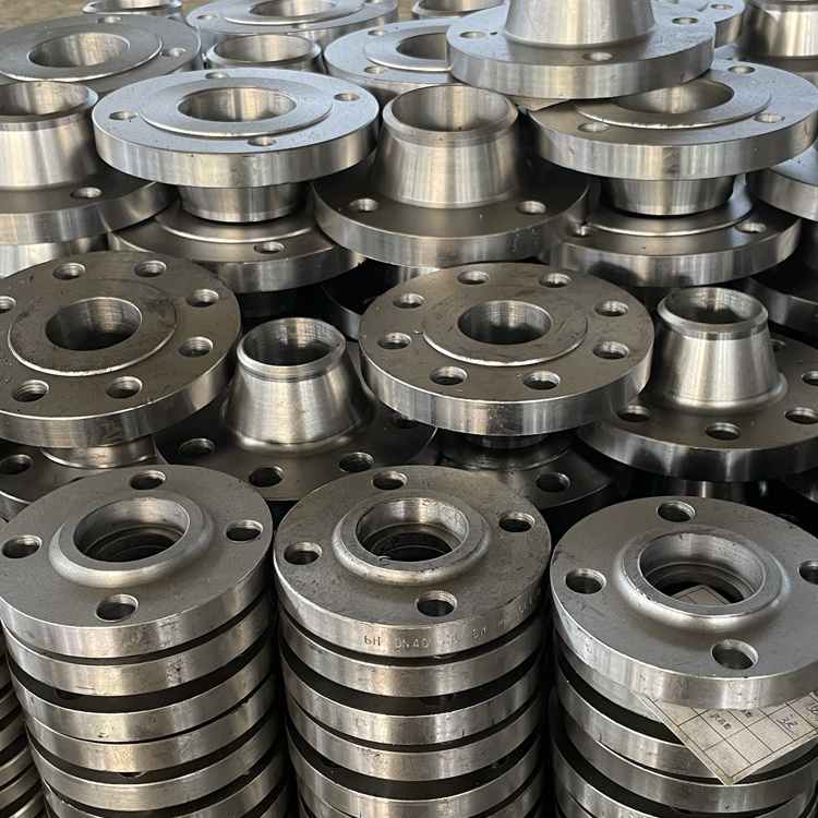 Customized 304 Stainless Steel flanges Carbon steel PN10/16 welded flange ASTM forged threaded drainage pipe fittings flange