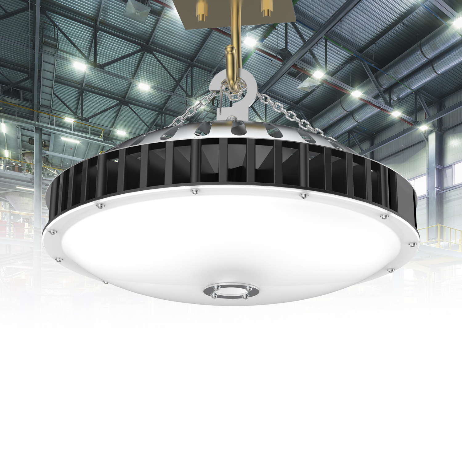 industrial hall lights garage led light ceiling 300 watt led linear high bay light for warehouse