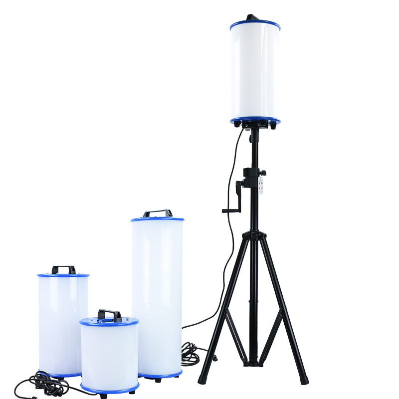 80w 120w 220w CE ETL led tripod work light telescopic stand led balloon light tower construction site light for Industrial use