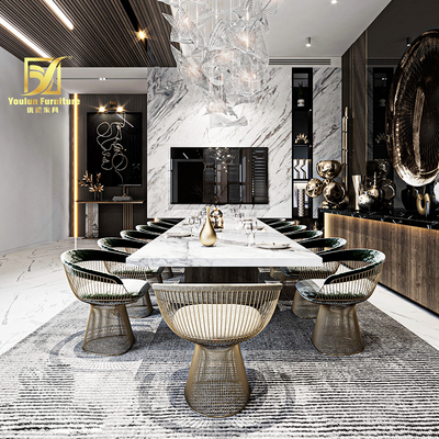 Luxury Grey 12 Chairs 14 Seater Marble Top Dining Table Manufacturers BestSuppliers