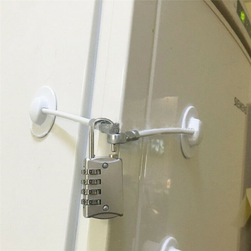 Refrigerator Door Fridge Locker Guard Child Baby Security Lock Without Padlock