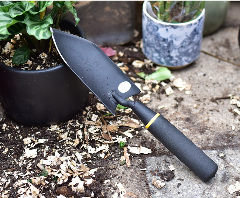 1pc Gardening Hand Spade Thicken Manganese Steel Shovel Garden Trowel Home Plant