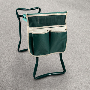 Folding Garden Kneeler Bench Kneeling Soft Eva Pad Seat With Stool Pouch