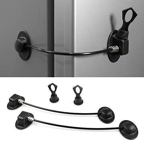 Refrigerator Lock with Magnetic, Child Safety Locks, Fridge Freezer