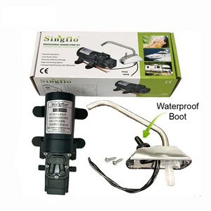 Singflo Faucet tap with switch/12v galley electric water pump set/ Galley pump