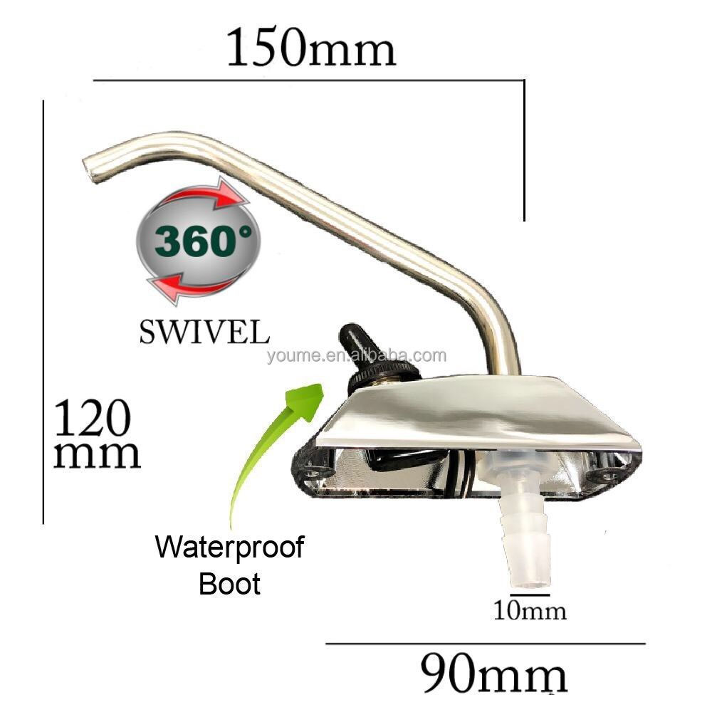 Singflo Faucet tap with switch/12v galley electric water pump set/ Galley pump