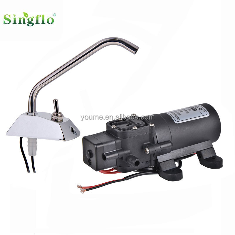 Singflo 12v Tap Faucet with switch for water galley pump/Boat/Caravan/Motorhome/RV