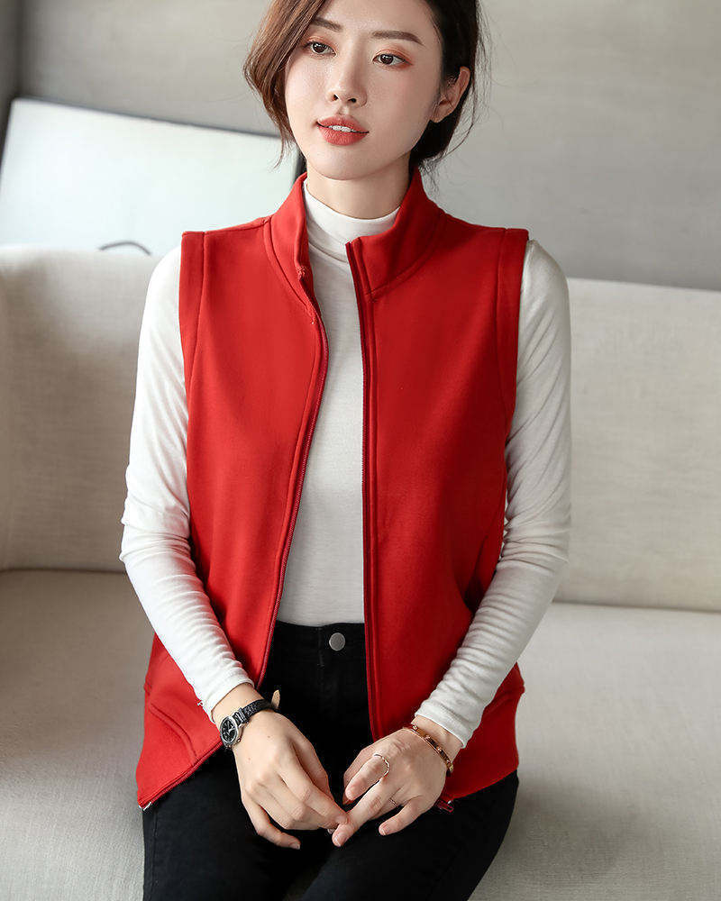 New high-end waistcoat vest work clothes Multi pocket work clothes Custom vest Multi pocket canvas women's cotton vest