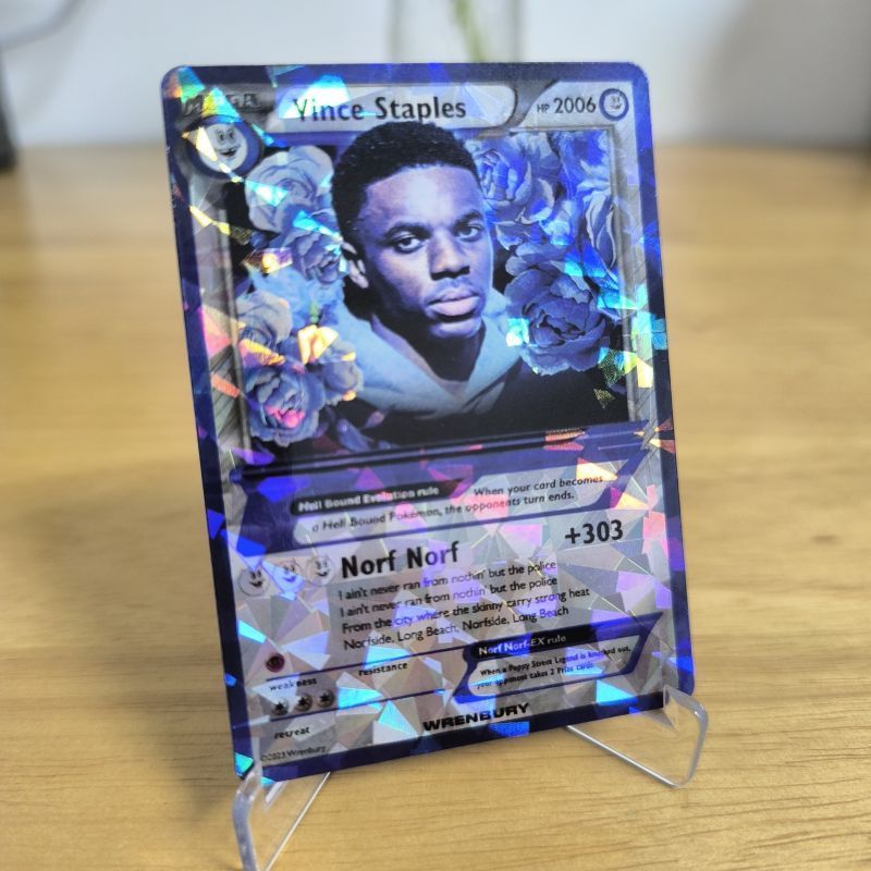 Foil trading cards maker custom holographic cards printing collection playing  football star cards