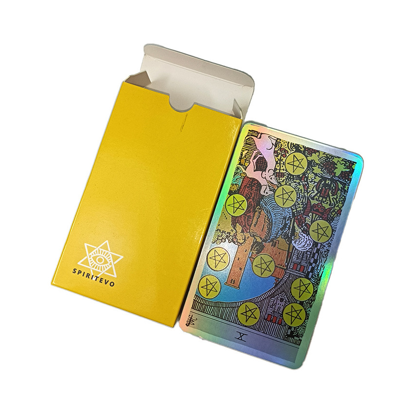 Chinese New Cheap Price custom Mini Tarot Cards tuck Box Tarot Printing your own Cards