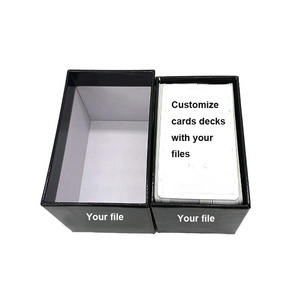 Customize Unique Playing Cards In Bulk printing Adult Party Card Games With Customize Packaging Box