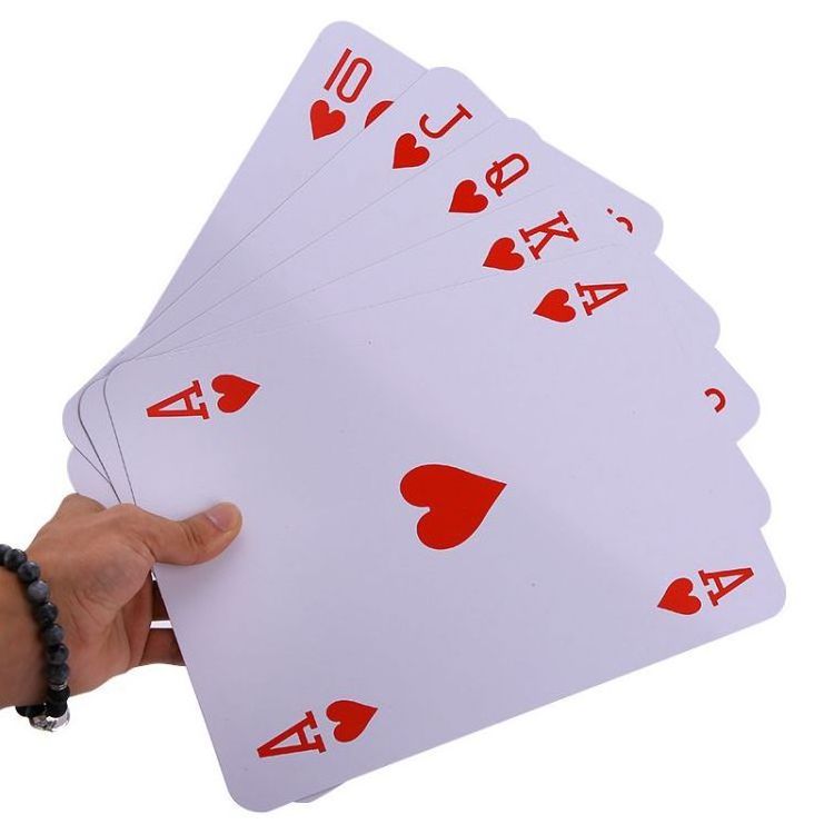 OEM Factory custom printing Espanol Cards printing Jumbo Poker Playing Cards With Customize Box