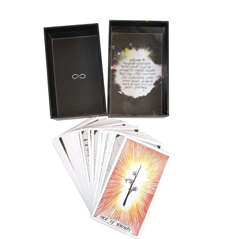 High Quality Factory Wholesale Printing Affirmation Cards Paper Oracle Card Custom Tarot Cards With Guidebook