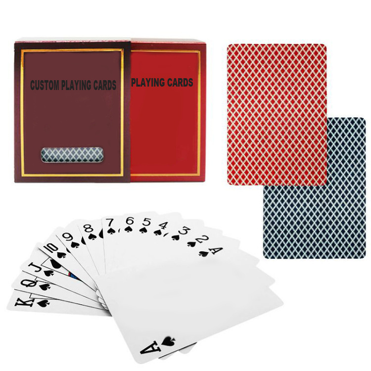 OEM Factory custom printing Espanol Cards printing Jumbo Poker Playing Cards With Customize Box