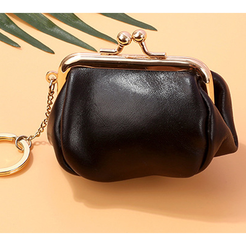 Hot selling new style promotional wholesale cheap hasp portable mini handbag coin purse with metal clasp