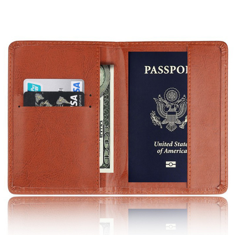 Amazon hot selling multi-card passport holder ticket clip briefcase business card holder