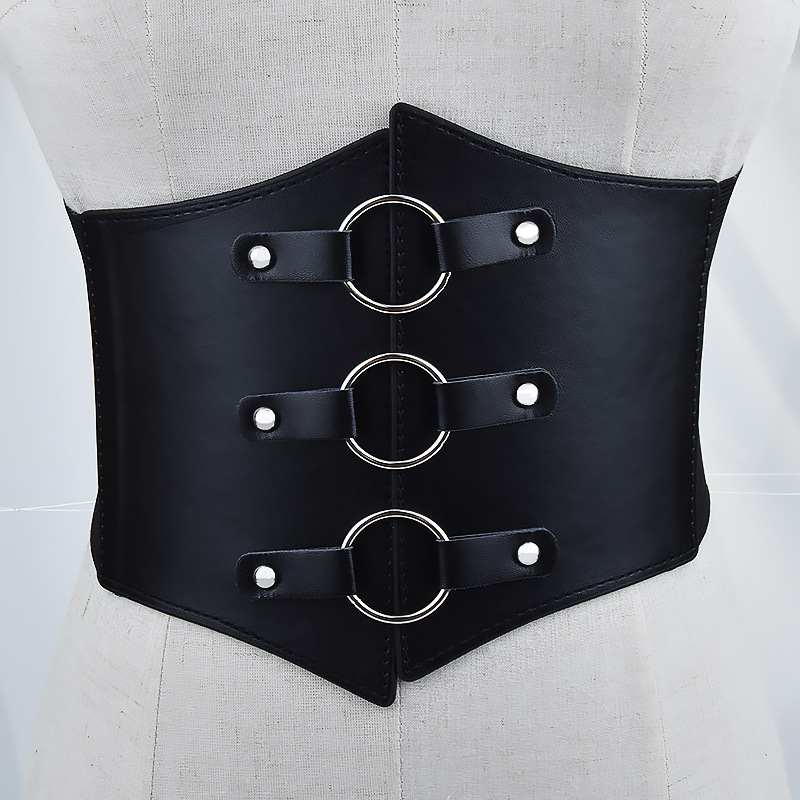 Corset Wide Pu Leather Slimming Body Belts for Women Elastic High Waist Belts Cinto Sobretudo Female Ceinture Femme Fajas