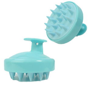 Portable soft silicone hair shampoo brush reusable scalp cleaning massager shampoo hair brush and comb cepillo secador