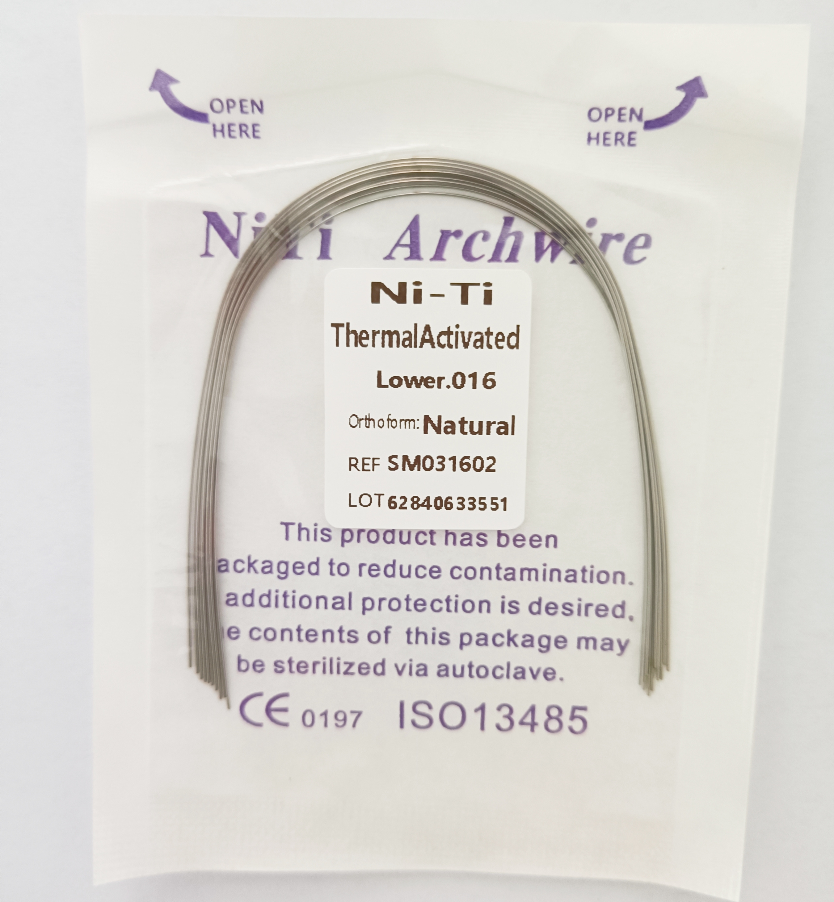 Dental Stainless Steel Orthodontic Archwire/arch Wire