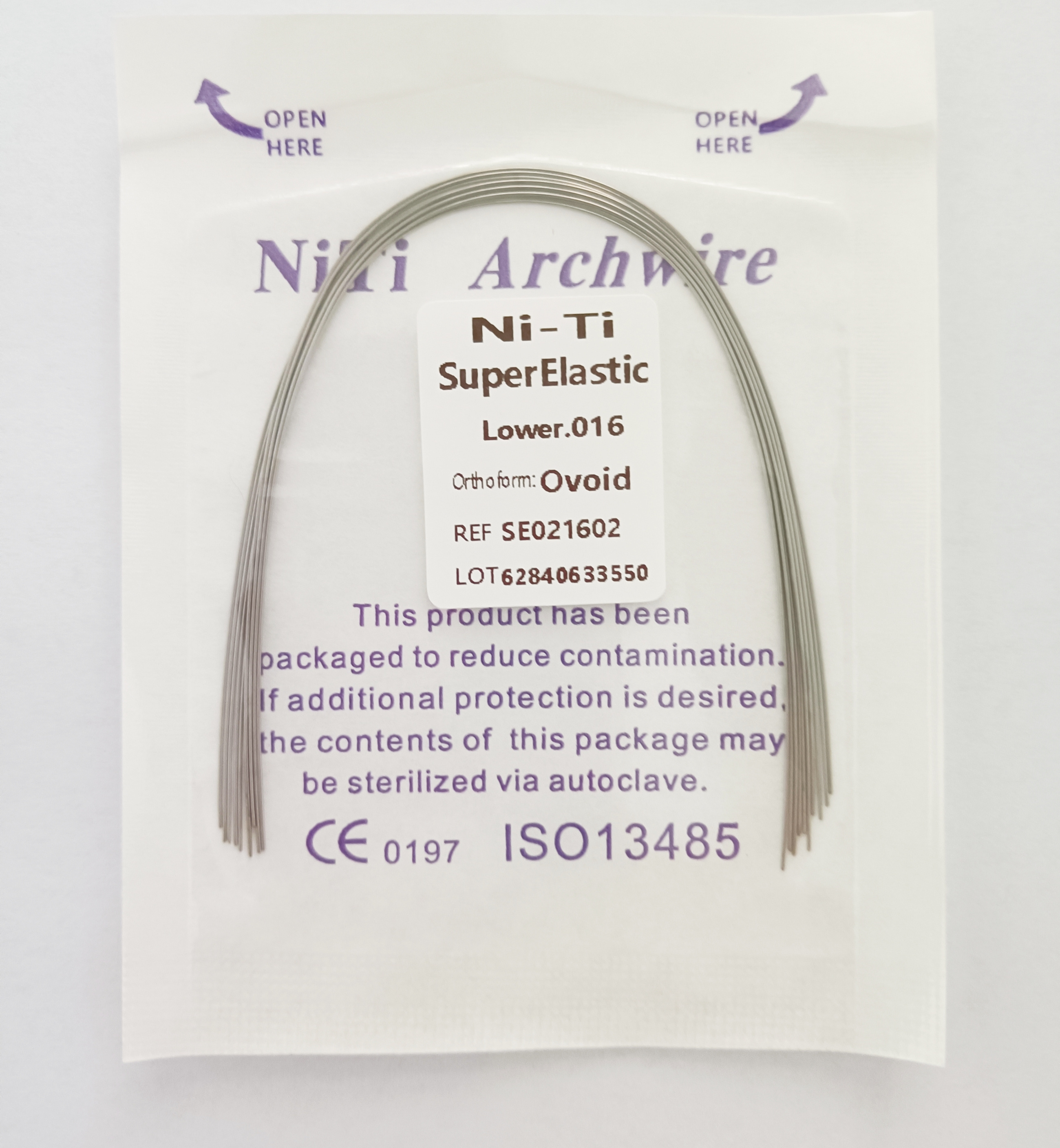 Dental Stainless Steel Orthodontic Archwire/arch Wire