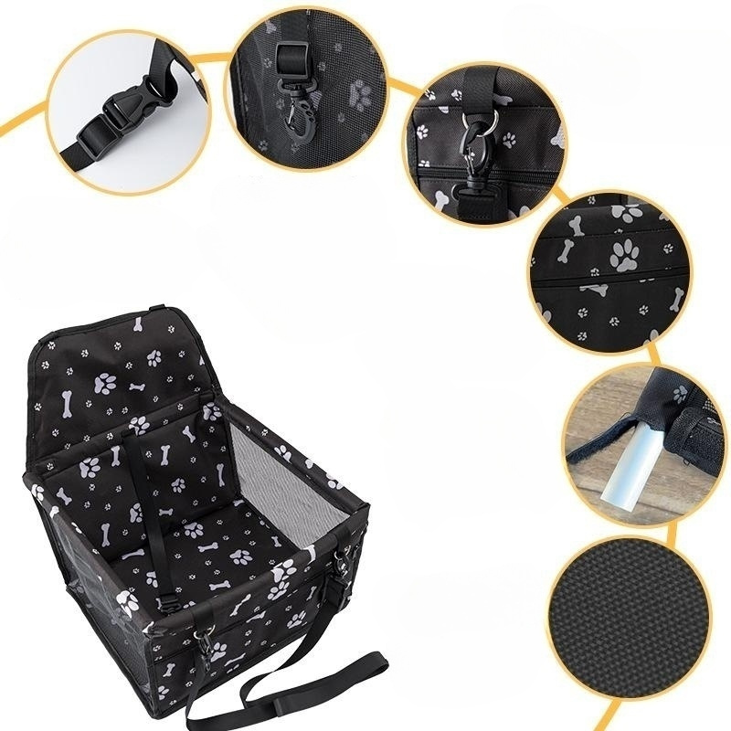 dog car booster seat dog safe travel artifact dog car seat cover for back seat