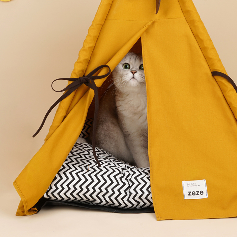 cat show tent Kennel Pet House Semi-Enclosed Removable foldable tent for cats