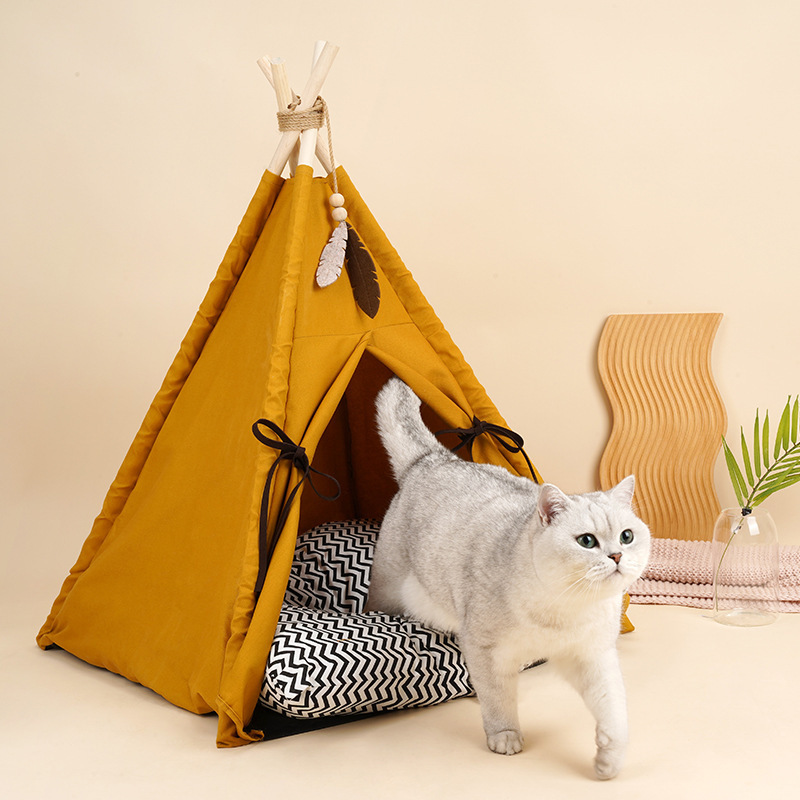 cat show tent Kennel Pet House Semi-Enclosed Removable foldable tent for cats