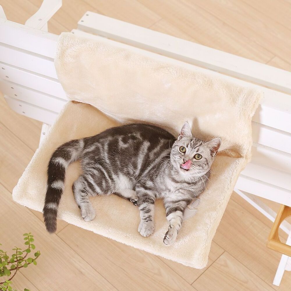 Hot selling L-Shape Cat Hammock    Hanging Bed Side Stool cat window hammock for cats