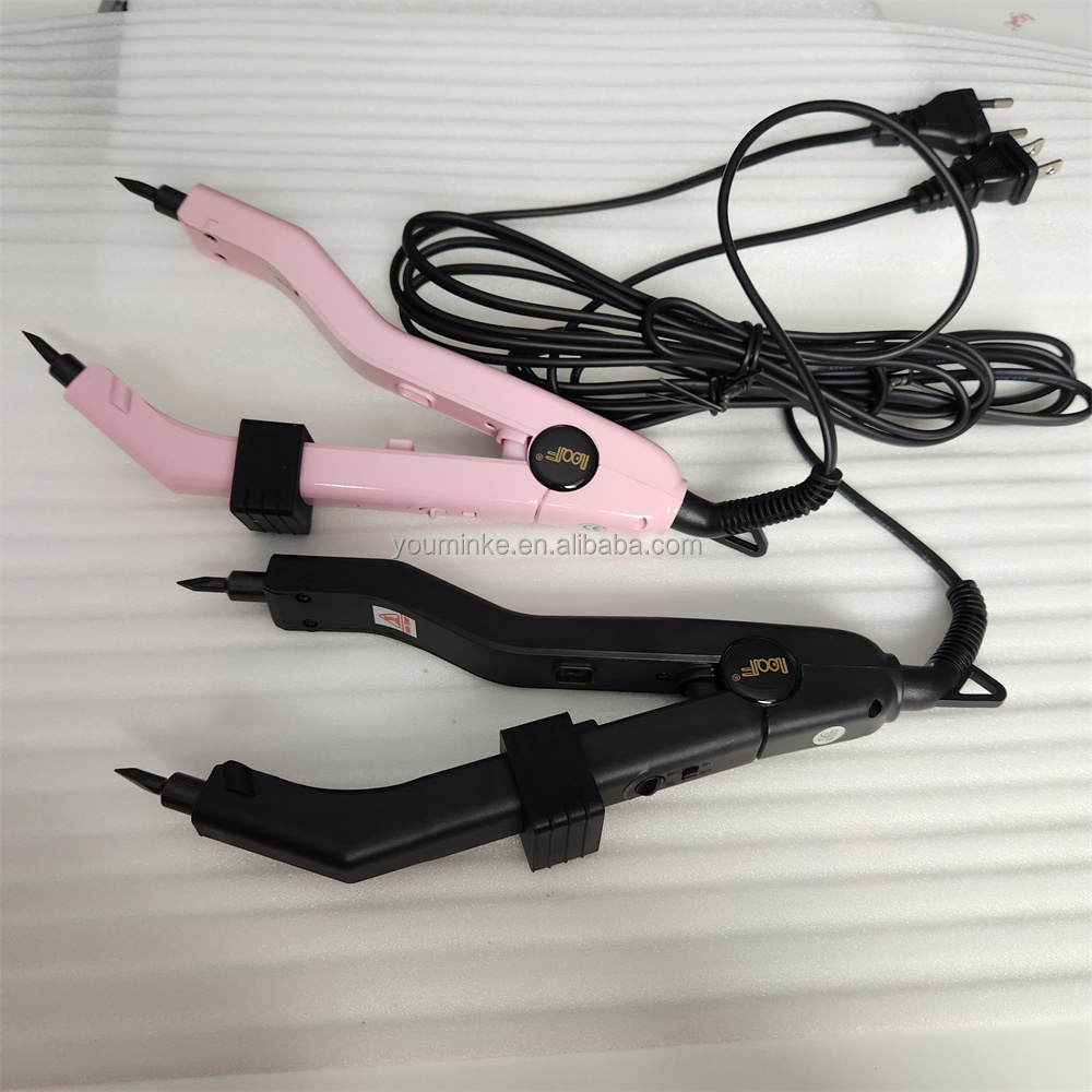 Wholesale Professional Fusion Hair Extensions Heat Tools Accessories Machine Tongs Connector Keratin Hair Extension Iron