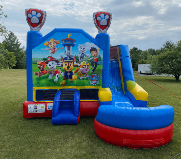 Party Rental Children Adults PVC Outdoor Amusement Park Paw Jumping Castle Kids Inflatable Bounce House