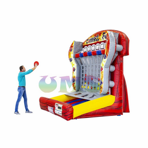 Commercial PVC Inflatable Basketball Connect 4 Game Inflatable Basketball Shooting Game