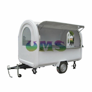 Commercial Use CE Approved Street Snack Vending Equipment Milkshake Bubble Tea Drink Food Vending Cart