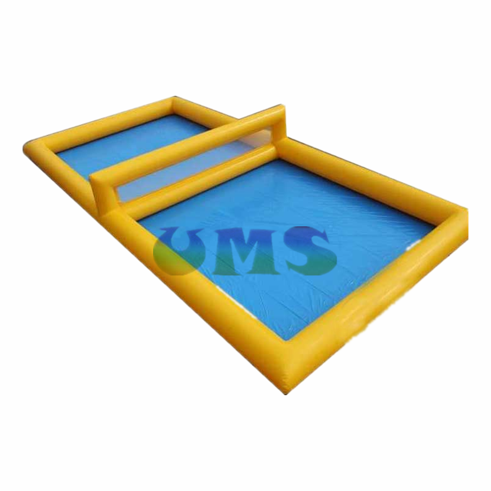 Hot Summer Popular Beach Floating Game Commercial Grade PVC Inflatable Water Volleyball Court for Kids Adults