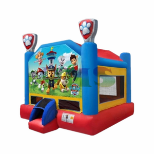 Party Rental Children Adults PVC Outdoor Amusement Park Paw Jumping Castle Kids Inflatable Bounce House