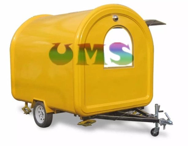 Factory Price hamburger carts street kiosk caravan trailer fast food trailer mini food cart for sale