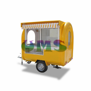 Popular Outdoor Snack Shopping Kiosk Food Cart Dessert Serving Van Mobile Iced Cream Truck Food Cart