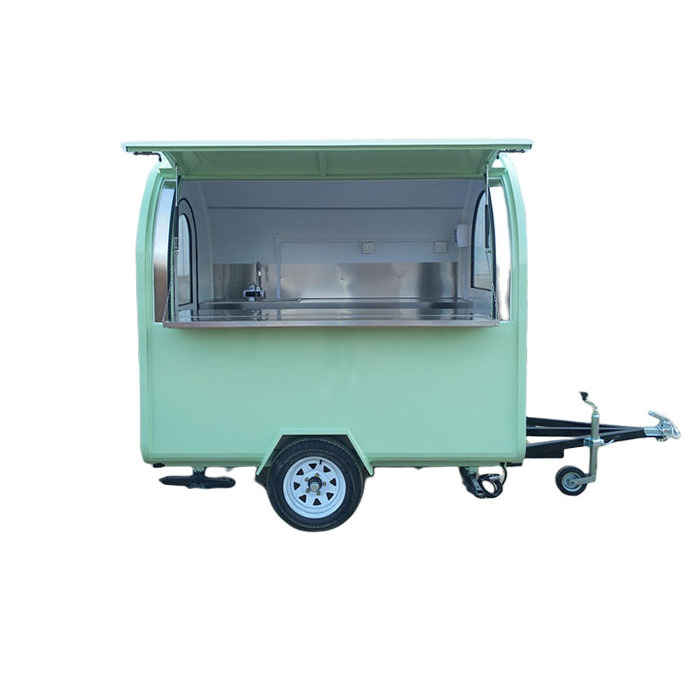 Street Mobile Fast Food Truck Food Trailer Coffee Van Beer Bar Electric Food Truck For Europe