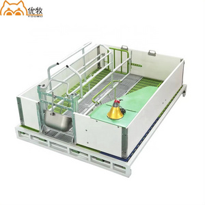 Swine Farm Animal Cage Pig Cage Equipment Breeding Stalls Of Hot Galvanized Sow Farrowing Crate