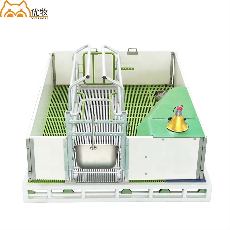 Swine Farm Animal Cage Pig Cage Equipment Breeding Stalls Of Hot Galvanized Sow Farrowing Crate