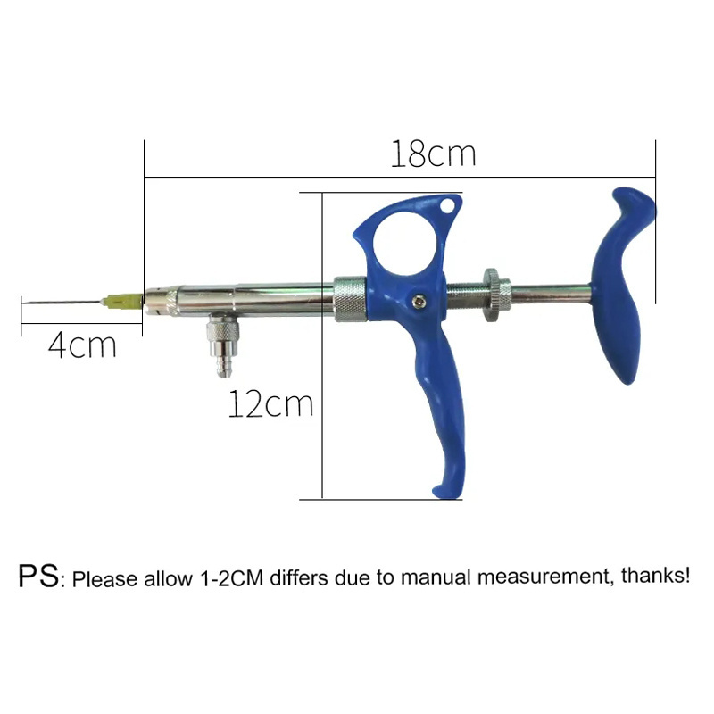 Farm Equipment Automatic Vet Veterinary Syringe Continuous Vaccine Gun Injection