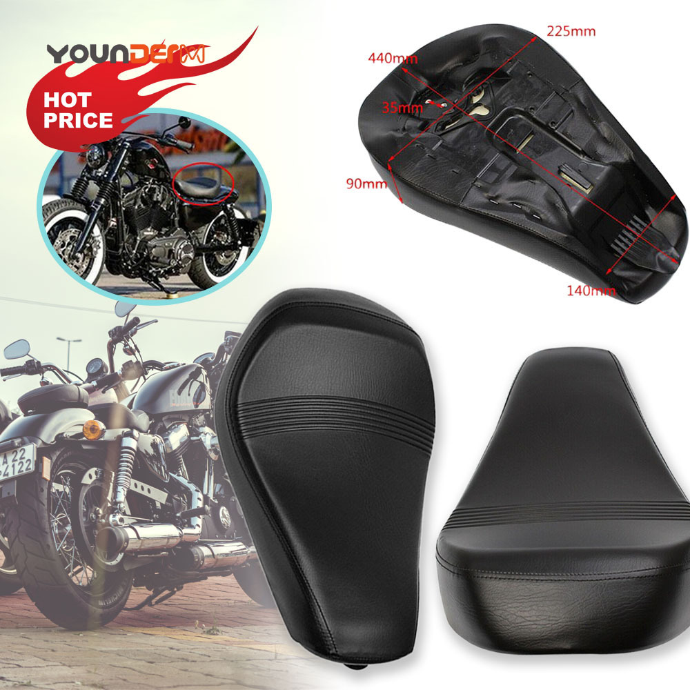 YD-SS-022 Classical Retro Leather Motorcycle Single Seat Motorcycle Seat Cushion For Harley Sportster XL1200 883