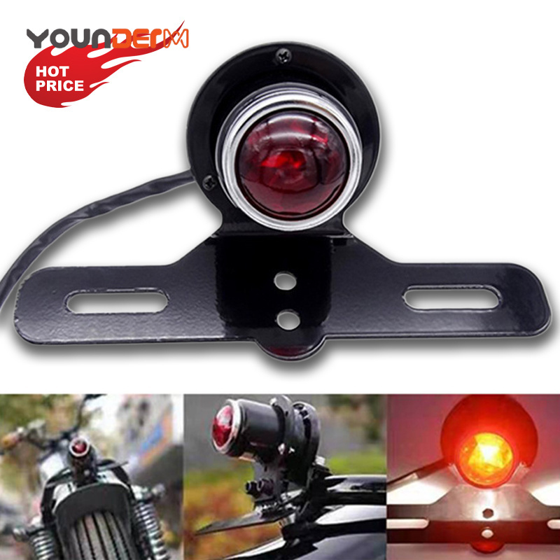 Retro Series Motorcycle Taillight Led Stop 12V For Cafe Racer Harley Chopper Bobber