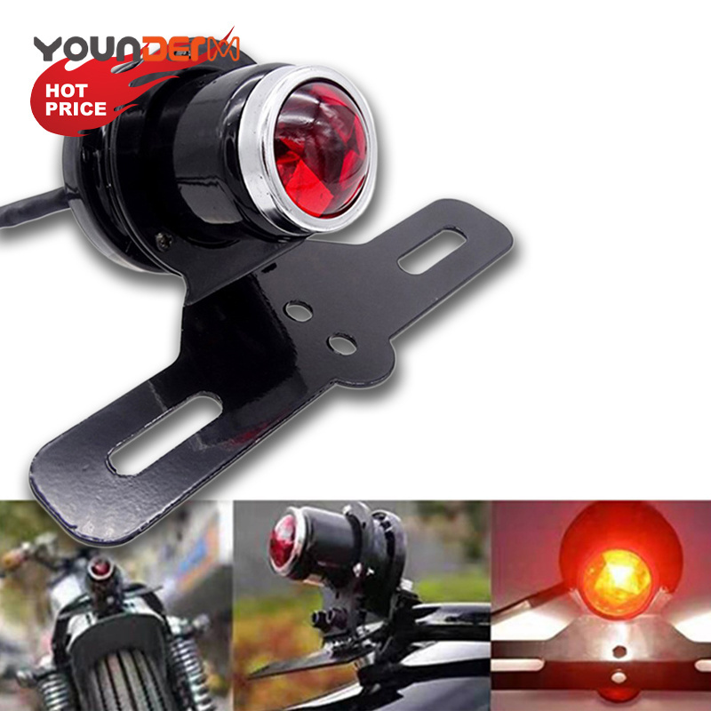 Retro Series Motorcycle Taillight Led Stop 12V For Cafe Racer Harley Chopper Bobber