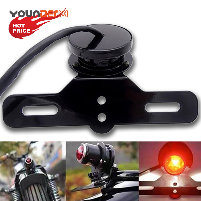 Retro Series Motorcycle Taillight Led Stop 12V For Cafe Racer Harley Chopper Bobber